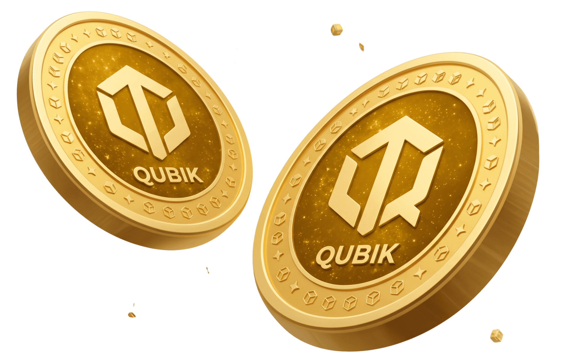 Qubik token rewards coins
